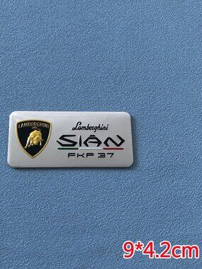 Golden Lamborghini SIAN Murcielago Gallardo LOGO BADGE Emblem